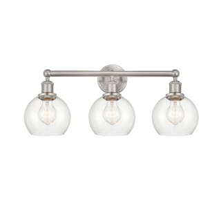 A thumbnail of the Innovations Lighting 616-3W-11-24 Athens Vanity Brushed Satin Nickel / Clear