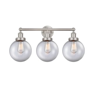 A thumbnail of the Innovations Lighting 616-3W-10-25-L Beacon Vanity Brushed Satin Nickel / Clear