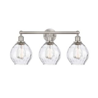 A thumbnail of the Innovations Lighting 616-3W-11-24 Waverly Vanity Brushed Satin Nickel / Clear