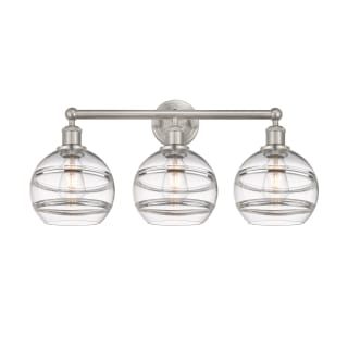 A thumbnail of the Innovations Lighting 616-3W 12 26 Rochester Vanity Satin Nickel / Clear