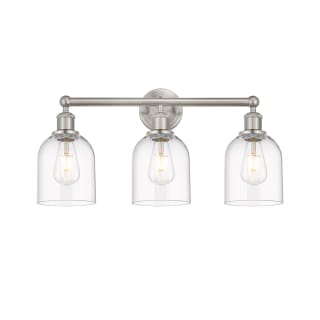 A thumbnail of the Innovations Lighting 616-3W 12 24 Bella Vanity Brushed Satin Nickel / Clear