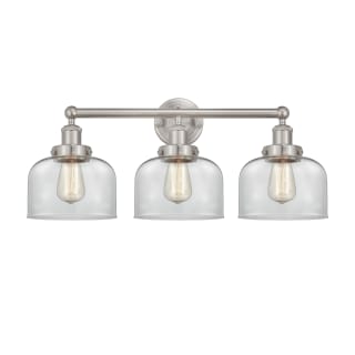 A thumbnail of the Innovations Lighting 616-3W-10-25-L Bell Vanity Brushed Satin Nickel / Clear