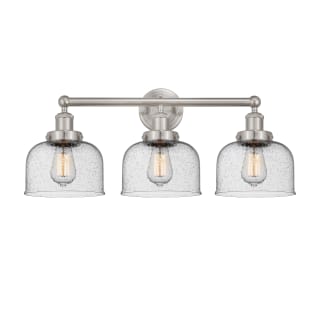 A thumbnail of the Innovations Lighting 616-3W-10-25-L Bell Vanity Brushed Satin Nickel / Seedy