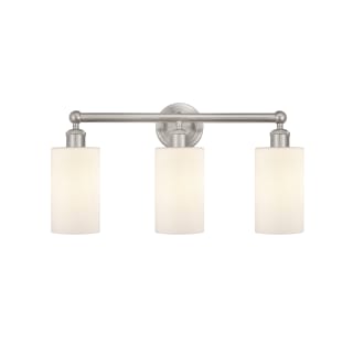 A thumbnail of the Innovations Lighting 616-3W-11-22 Clymer Vanity Brushed Satin Nickel / Matte White