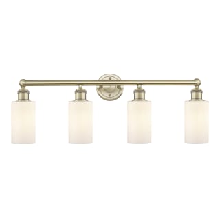 A thumbnail of the Innovations Lighting 616-4W-12-31 Clymer Vanity Antique Brass / Matte White