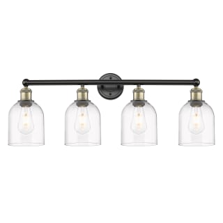 A thumbnail of the Innovations Lighting 616-4W-12-33 Bella Vanity Black Antique Brass / Clear