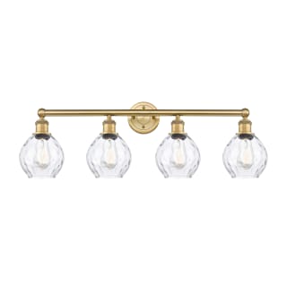 A thumbnail of the Innovations Lighting 616-4W-11-33 Waverly Vanity Brushed Brass / Clear