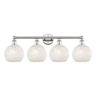 A thumbnail of the Innovations Lighting 616-4W 12 35 White Mouchette Vanity Polished Nickel