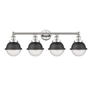 A thumbnail of the Innovations Lighting 616-4W-13-35 Hampden Vanity Polished Nickel / Matte Black / Seedy
