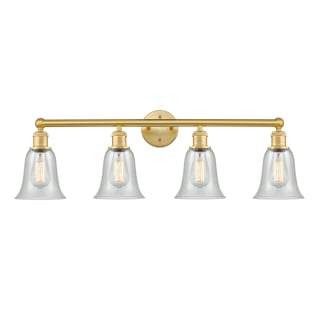 A thumbnail of the Innovations Lighting 616-4W-14-34 Hanover Vanity Satin Gold / Fishnet