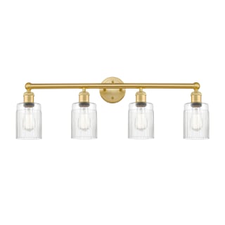 A thumbnail of the Innovations Lighting 616-4W-12-32 Hadley Vanity Satin Gold / Clear