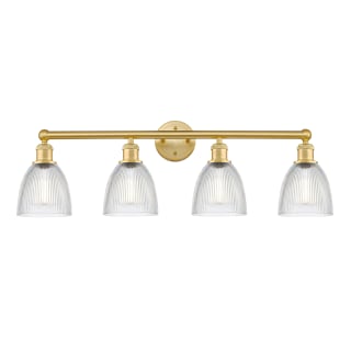 A thumbnail of the Innovations Lighting 616-4W-12-33 Castile Vanity Satin Gold / Clear