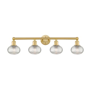 A thumbnail of the Innovations Lighting 616-4W-10-33 Ithaca Vanity Satin Gold / Clear Ithaca