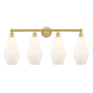 A thumbnail of the Innovations Lighting 616-4W-17-34 Cindyrella Vanity Satin Gold / Cased Matte White