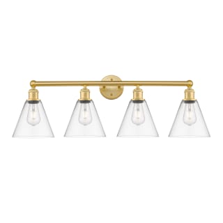 A thumbnail of the Innovations Lighting 616-4W-13-35 Berkshire Vanity Satin Gold / Clear