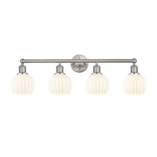 A thumbnail of the Innovations Lighting 616-4W 10 33 White Venetian Vanity Brushed Satin Nickel