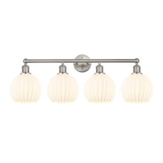 A thumbnail of the Innovations Lighting 616-4W 12 35 White Venetian Vanity Satin Nickel