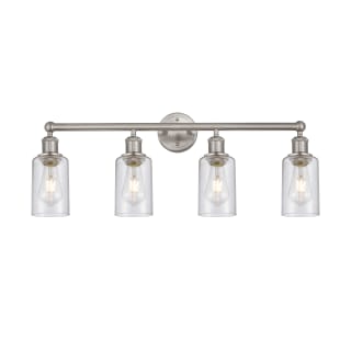 A thumbnail of the Innovations Lighting 616-4W-11-31 Clymer Vanity Brushed Satin Nickel / Seedy