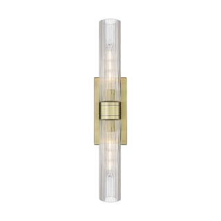 A thumbnail of the Innovations Lighting 617-2W-3-24 Ballston Urban Vanity Antique Brass / Striped Clear