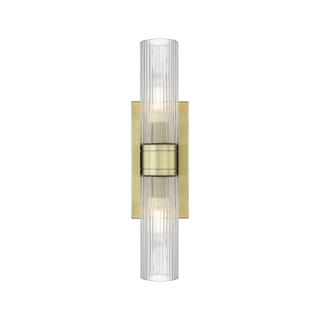 A thumbnail of the Innovations Lighting 617-2W-3-18 Ballston Urban Vanity Antique Brass / Striped Clear