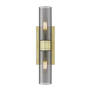 A thumbnail of the Innovations Lighting 617-2W-3-18 Ballston Urban Vanity Antique Brass / Plated Smoke