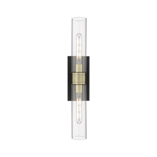 A thumbnail of the Innovations Lighting 617-2W-3-24 Ballston Urban Vanity Black Antique Brass / Clear