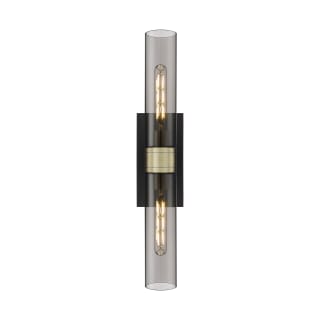 A thumbnail of the Innovations Lighting 617-2W-3-24 Ballston Urban Vanity Black Antique Brass / Plated Smoke