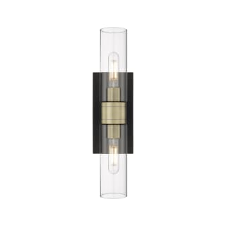 A thumbnail of the Innovations Lighting 617-2W-3-18 Ballston Urban Vanity Black Antique Brass / Clear