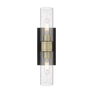 A thumbnail of the Innovations Lighting 617-2W-3-18 Ballston Urban Vanity Black Antique Brass / Seedy