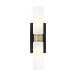 A thumbnail of the Innovations Lighting 617-2W-3-18 Ballston Urban Vanity Black Antique Brass / Striped White