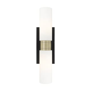 A thumbnail of the Innovations Lighting 617-2W-3-18 Ballston Urban Vanity Black Antique Brass / Matte White