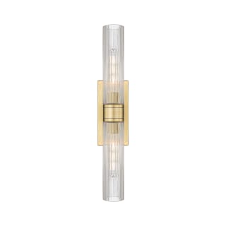 A thumbnail of the Innovations Lighting 617-2W-3-24 Ballston Urban Vanity Brushed Brass / Striped Clear