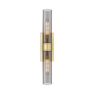 A thumbnail of the Innovations Lighting 617-2W-3-24 Ballston Urban Vanity Brushed Brass / Plated Smoke