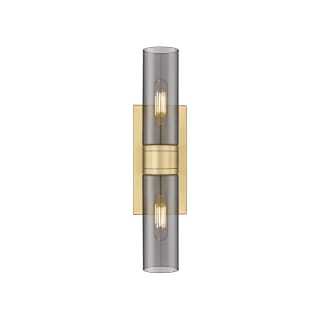 A thumbnail of the Innovations Lighting 617-2W-3-18 Ballston Urban Vanity Brushed Brass / Plated Smoke