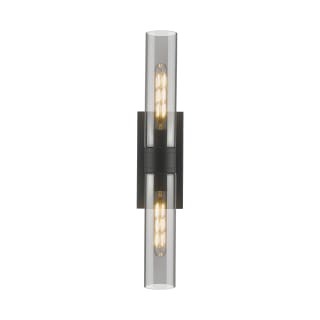 A thumbnail of the Innovations Lighting 617-2W-3-24 Ballston Urban Vanity Matte Black / Plated Smoke