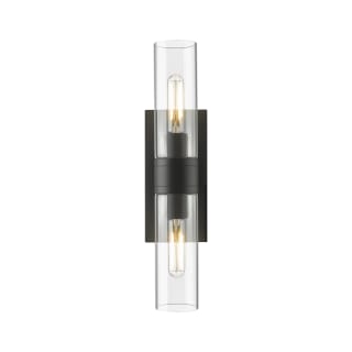 A thumbnail of the Innovations Lighting 617-2W-3-18 Ballston Urban Vanity Matte Black / Clear