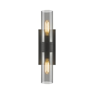 A thumbnail of the Innovations Lighting 617-2W-3-18 Ballston Urban Vanity Matte Black / Plated Smoke