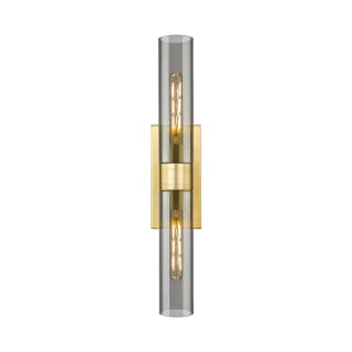 A thumbnail of the Innovations Lighting 617-2W-3-24 Ballston Urban Vanity Satin Gold / Plated Smoke