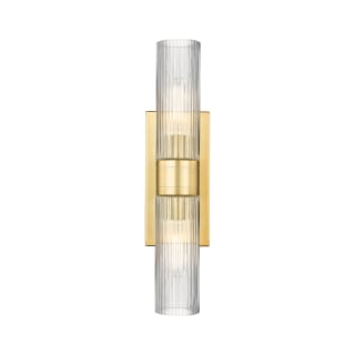 A thumbnail of the Innovations Lighting 617-2W-3-18 Ballston Urban Vanity Satin Gold / Striped Clear