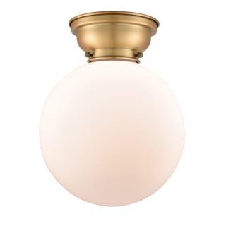 A thumbnail of the Innovations Lighting 623-1F-11-10 Beacon Semi-Flush Brushed Brass / Matte White