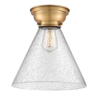 A thumbnail of the Innovations Lighting 623-1F-11-12-L Cone Semi-Flush Brushed Brass / Seedy