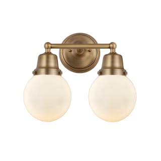 A thumbnail of the Innovations Lighting 623-2W-12-14 Beacon Vanity Brushed Brass / Matte White