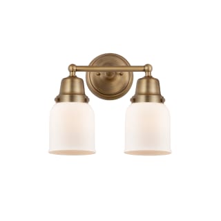 A thumbnail of the Innovations Lighting 623-2W-12-13 Bell Vanity Brushed Brass / Matte White