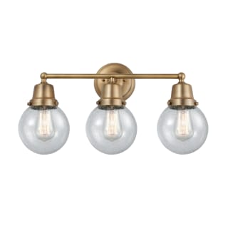 A thumbnail of the Innovations Lighting 623-3W-12-22 Beacon Vanity Brushed Brass / Seedy
