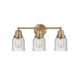 A thumbnail of the Innovations Lighting 623-3W-12-21 Bell Vanity Brushed Brass / Seedy