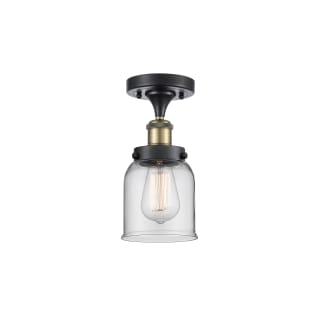 A thumbnail of the Innovations Lighting 916-1C-11-5 Bell Semi-Flush Black Antique Brass / Clear