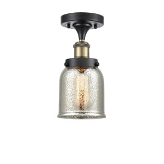 A thumbnail of the Innovations Lighting 916-1C-11-5 Bell Semi-Flush Black Antique Brass / Silver Plated Mercury