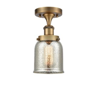 A thumbnail of the Innovations Lighting 916-1C-11-5 Bell Semi-Flush Brushed Brass / Silver Plated Mercury