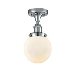 A thumbnail of the Innovations Lighting 916-1C Beacon Polished Chrome / Matte White
