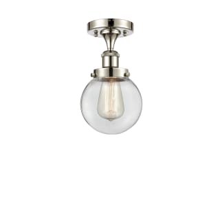 A thumbnail of the Innovations Lighting 916-1C-11-6 Beacon Semi-Flush Polished Nickel / Clear